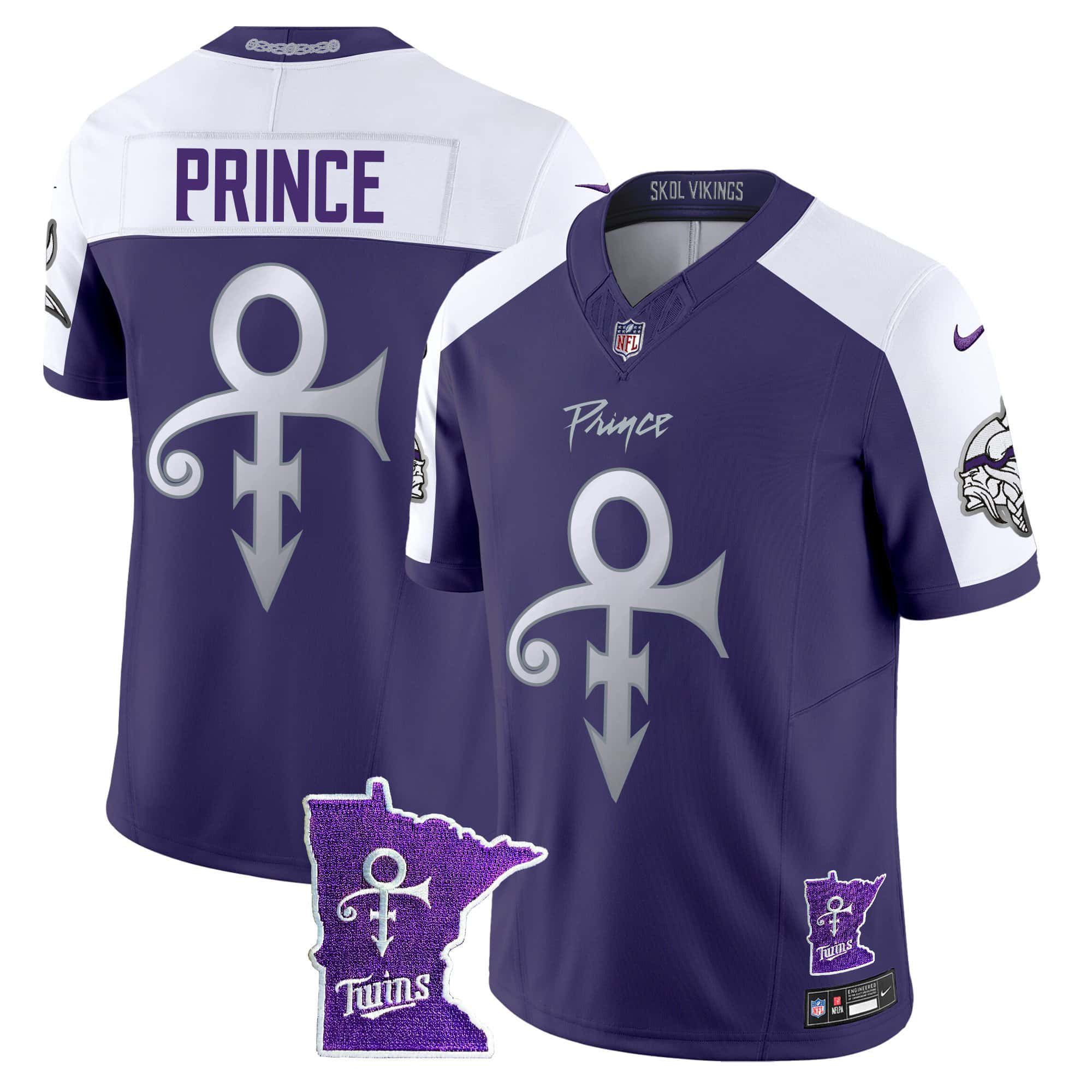 Men Minnesota Vikings Blank Purple 2024 Nike Prince Vapor Limited NFL Jersey->indianapolis colts->NFL Jersey